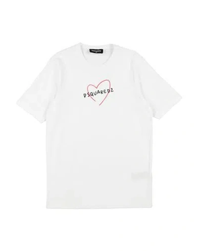 Dsquared2 Babies'  Toddler Girl T-shirt White Size 6 Cotton