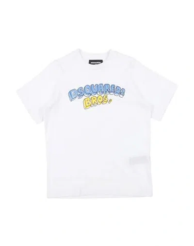 Dsquared2 Babies'  Toddler Girl T-shirt White Size 6 Cotton