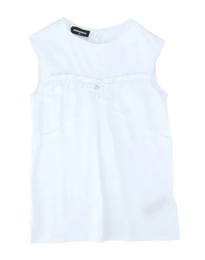 Dsquared2 Babies'  Toddler Girl T-shirt White Size 4 Cotton