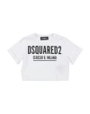 Dsquared2 Babies'  Toddler Girl T-shirt White Size 6 Cotton