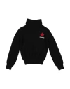 Dsquared2 Toddler Girl Turtleneck Black Size 6 Nylon, Wool, Viscose, Cashmere In Black