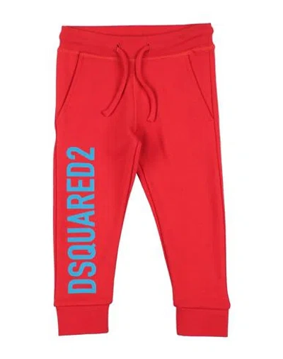 Dsquared2 Babies'  Toddler Pants Red Size 6 Cotton, Elastane