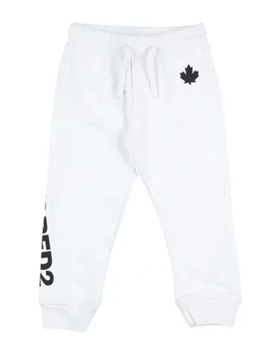 Dsquared2 Babies'  Toddler Pants White Size 4 Cotton