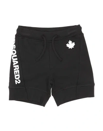 Dsquared2 Babies'  Toddler Shorts & Bermuda Shorts Black Size 4 Cotton