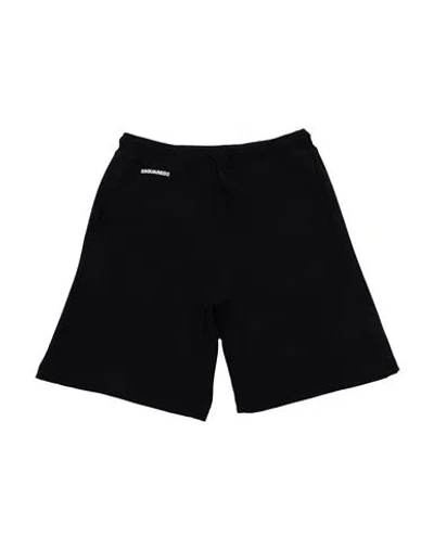 Dsquared2 Babies'  Toddler Shorts & Bermuda Shorts Black Size 6 Cotton