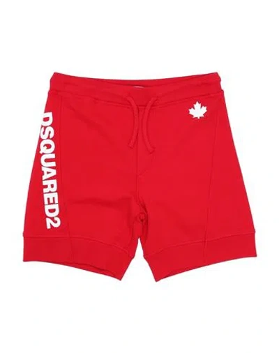 Dsquared2 Babies'  Toddler Shorts & Bermuda Shorts Red Size 6 Cotton