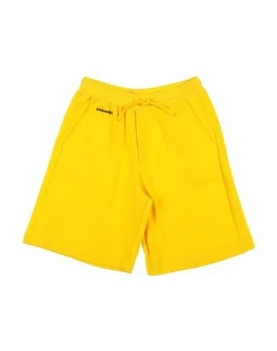 Dsquared2 Babies'  Toddler Shorts & Bermuda Shorts Yellow Size 6 Cotton