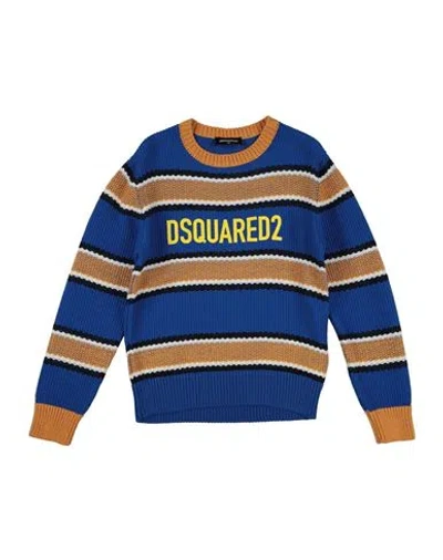 Dsquared2 Toddler Sweater Blue Size 6 Acrylic, Wool In Blue