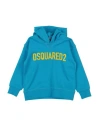 Dsquared2 Babies'  Toddler Sweatshirt Azure Size 6 Cotton In Blue