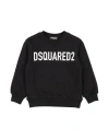 Dsquared2 Babies'  Toddler Sweatshirt Black Size 6 Cotton, Elastane