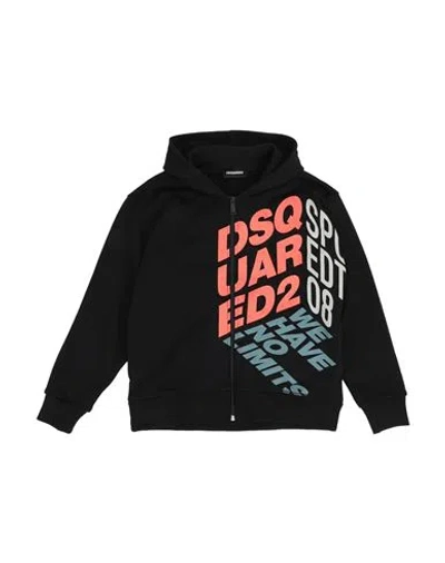 Dsquared2 Babies'  Toddler Sweatshirt Black Size 6 Cotton
