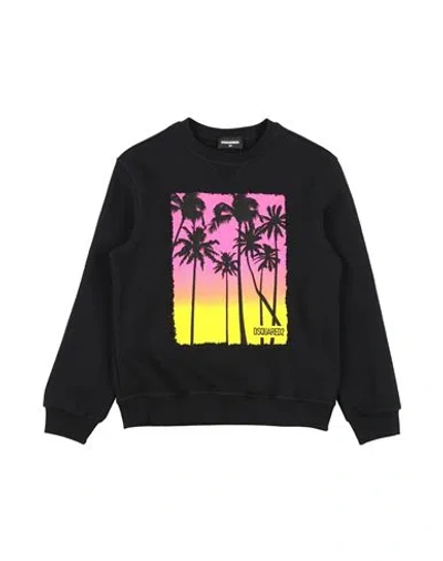 Dsquared2 Babies'  Toddler Sweatshirt Black Size 6 Cotton