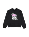 Dsquared2 Babies'  Toddler Sweatshirt Black Size 6 Cotton