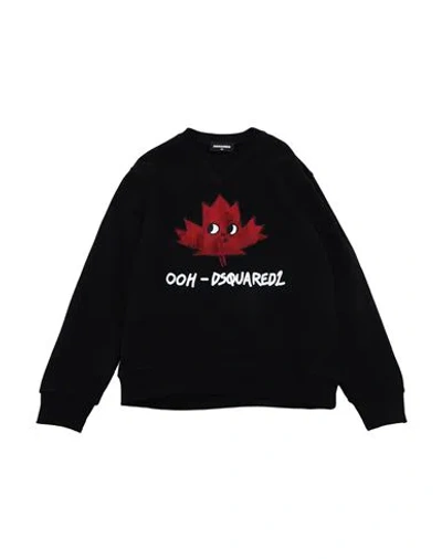 Dsquared2 Babies'  Toddler Sweatshirt Black Size 6 Cotton