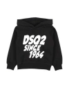 Dsquared2 Babies'  Toddler Sweatshirt Black Size 6 Cotton, Elastane