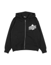 Dsquared2 Toddler Sweatshirt Black Size 6 Cotton, Elastane In Black