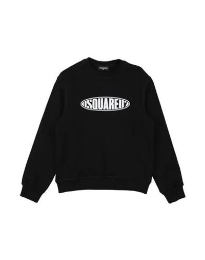 Dsquared2 Babies'  Toddler Sweatshirt Black Size 6 Cotton, Elastane