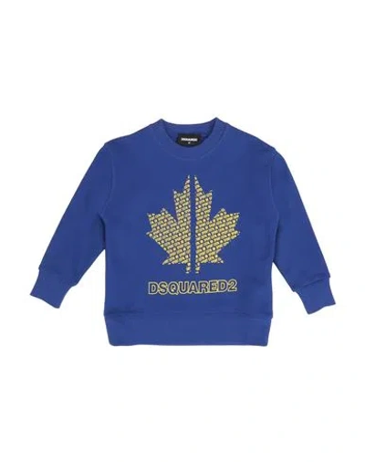 Dsquared2 Babies'  Toddler Sweatshirt Blue Size 4 Cotton, Elastane