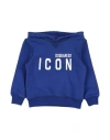 Dsquared2 Babies'  Icon Toddler Sweatshirt Blue Size 6 Cotton, Elastane