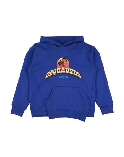 Dsquared2 Babies'  Toddler Sweatshirt Bright Blue Size 6 Cotton