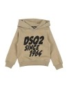 Dsquared2 Toddler Sweatshirt Khaki Size 4 Cotton, Elastane In Beige