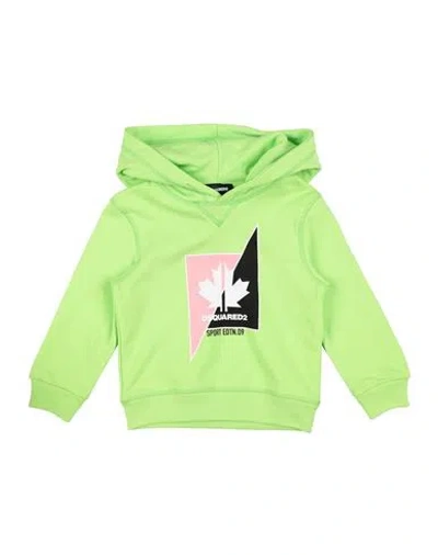 Dsquared2 Babies'  Toddler Sweatshirt Light Green Size 6 Cotton