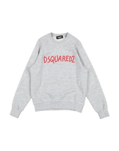 Dsquared2 Babies'  Toddler Sweatshirt Light Grey Size 6 Cotton, Rayon In Gray