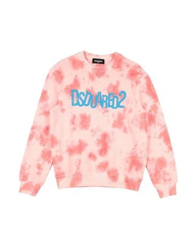 Dsquared2 Babies'  Toddler Sweatshirt Light Pink Size 6 Cotton