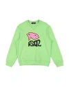 Dsquared2 Babies'  Toddler Sweatshirt Lime Green Size 6 Cotton