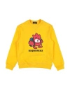 Dsquared2 Babies'  Toddler Sweatshirt Marigold Size 6 Cotton, Elastane In Yellow