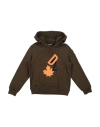 Dsquared2 Toddler Sweatshirt Military Green Size 4 Cotton