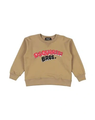 Dsquared2 Babies'  Toddler Sweatshirt Military Green Size 4 Cotton In Brown