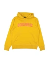 Dsquared2 Babies'  Toddler Sweatshirt Ocher Size 6 Cotton In Yellow