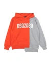 Dsquared2 Babies'  Toddler Sweatshirt Orange Size 6 Cotton, Elastane