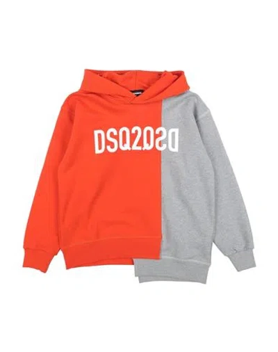 Dsquared2 Babies'  Toddler Sweatshirt Orange Size 6 Cotton, Elastane In Gray