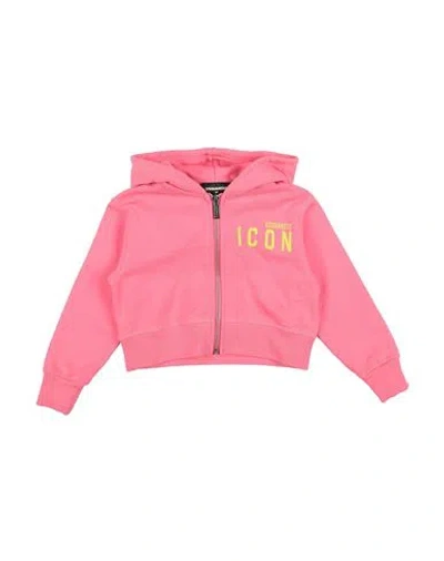 Dsquared2 Babies'  Toddler Sweatshirt Pink Size 4 Cotton, Elastane