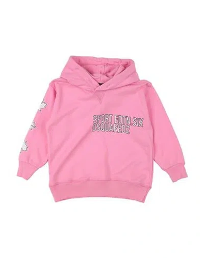 Dsquared2 Babies'  Toddler Sweatshirt Pink Size 6 Cotton