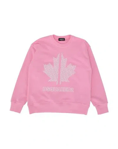 Dsquared2 Toddler Sweatshirt Pink Size 6 Cotton, Elastane In Pink