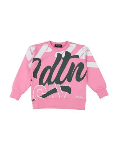 Dsquared2 Babies'  Toddler Sweatshirt Pink Size 6 Cotton, Elastane