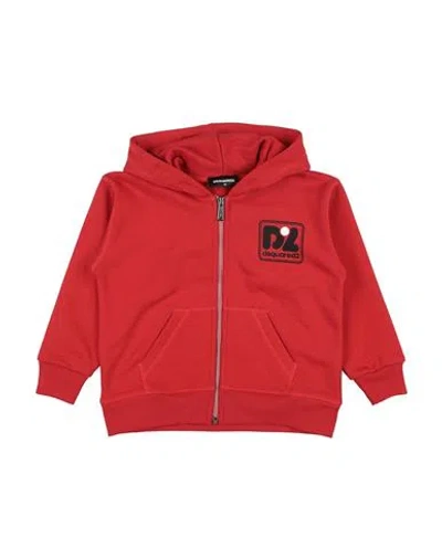 Dsquared2 Toddler Sweatshirt Red Size 6 Cotton In Red