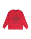 Dsquared2 Babies'  Toddler Sweatshirt Red Size 6 Cotton, Elastane