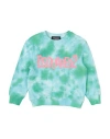 Dsquared2 Babies' Sweatshirt Mit Batikmuster In Blue