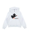 Dsquared2 Babies'  Toddler Sweatshirt White Size 4 Cotton, Elastane
