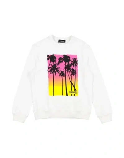 Dsquared2 Babies'  Toddler Sweatshirt White Size 6 Cotton