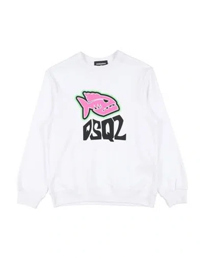 Dsquared2 Babies'  Toddler Sweatshirt White Size 6 Cotton