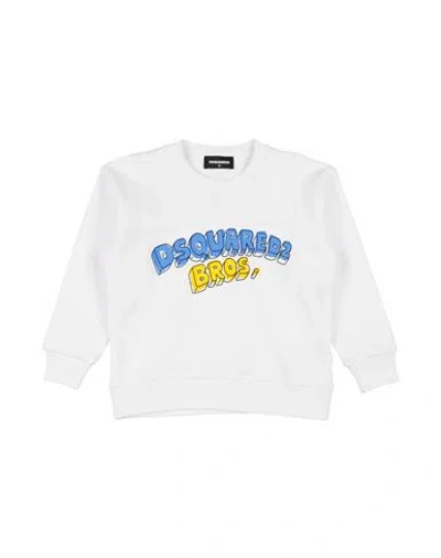 Dsquared2 Babies'  Toddler Sweatshirt White Size 6 Cotton