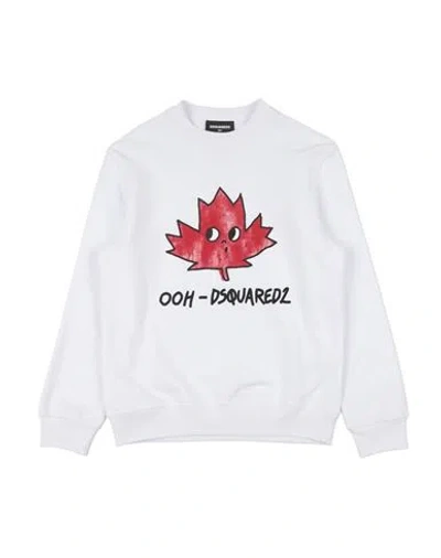 Dsquared2 Babies'  Toddler Sweatshirt White Size 6 Cotton