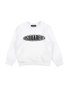 Dsquared2 Toddler Sweatshirt White Size 6 Cotton, Elastane In White