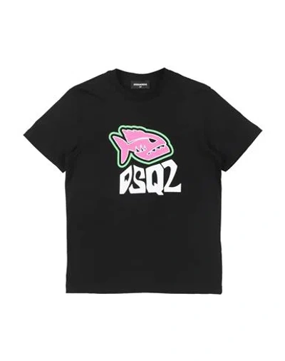 Dsquared2 Babies'  Toddler T-shirt Black Size 6 Cotton