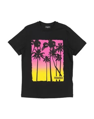 Dsquared2 Babies'  Toddler T-shirt Black Size 6 Cotton